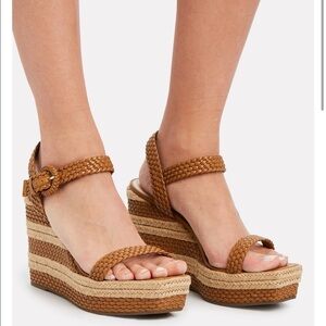 SCHUTZ | Nani Two Toned Braided Espadrille Wedge